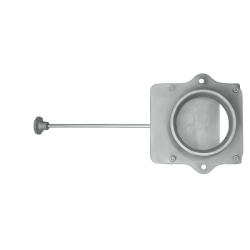 Čuguna dūmu aizbīdnis F115 