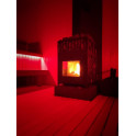 Malkas pirts krāsns - SUMMIT MANASLU OPEN ar metāla režģi - 1