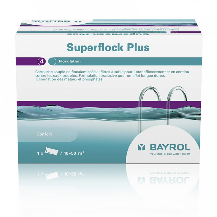 Ūdens dzidrinātājs Superflock, 1 kg