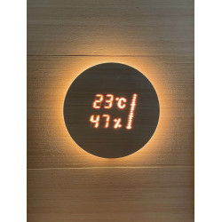 Termometrs - higrometrs un elektroniskais smilšu pulkstenis - CARIITTI ASPECTU 