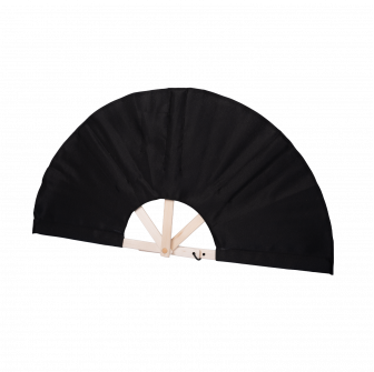 Auduma pirts ventilators, melns