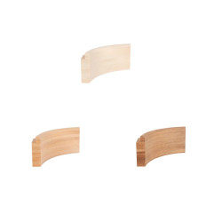 Iekšējā arka modulāriem pirts soliem, 40x140x330mm 