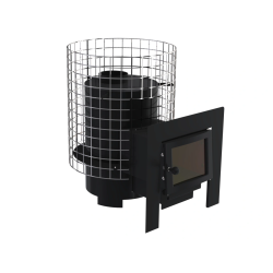 Malkas pirts krāsns - VILPRA GRANNUS-8-LV ar ārējo kurtuvi 