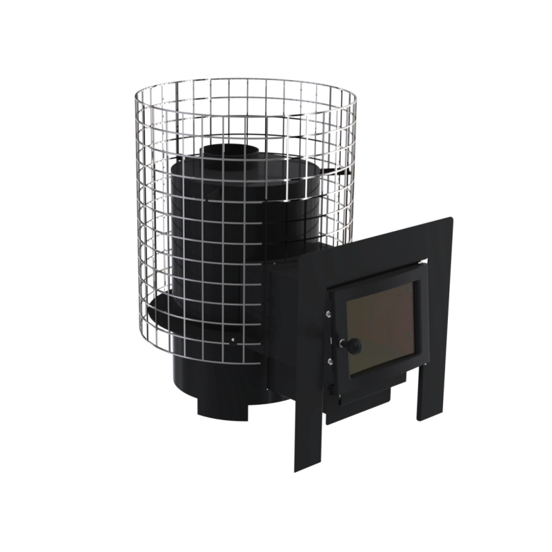 Malkas pirts krāsns - VILPRA GRANNUS-8-LV ar ārējo kurtuvi