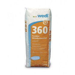 WEDI elastīgā līme 360, 25kg 