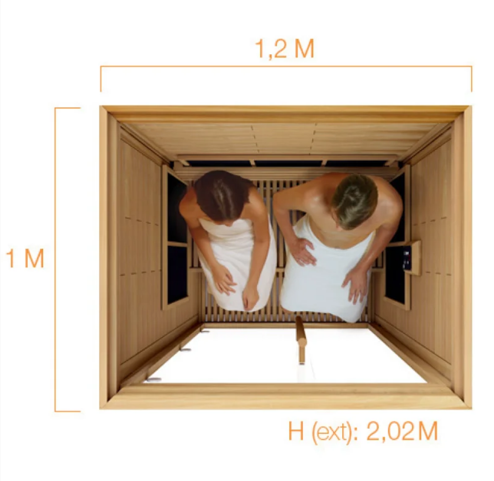 Sawo infrasarkanās pirts kabīne