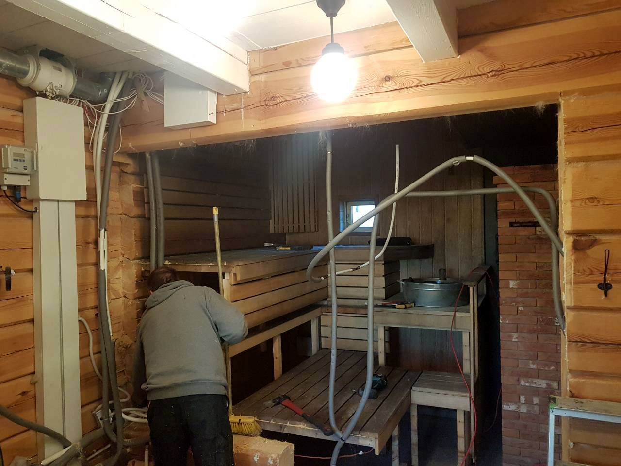 Tvaika istabas renovācija "Vyšnių dvaras"